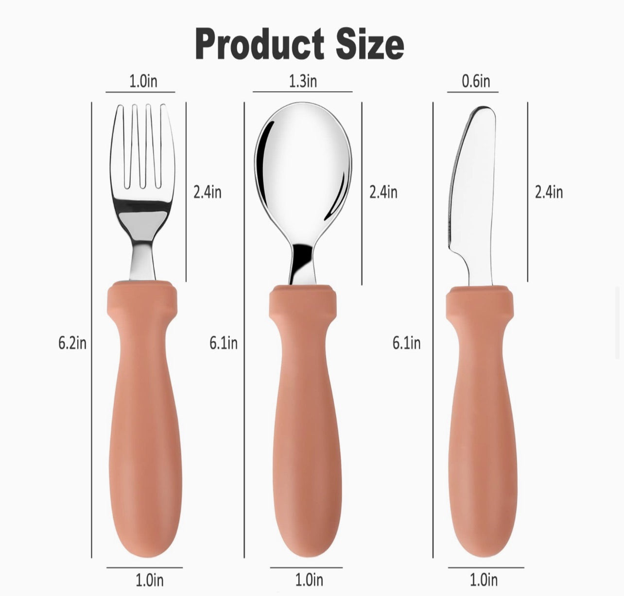 Personalized Toddler Utensils (set of 3)